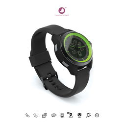 掌控时代 Cookoo智能蓝牙防水手表绿色限量版，您的苹果手机全能伴侣